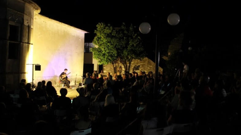 Solo 8 string guitar concert @Paou festival, Greece