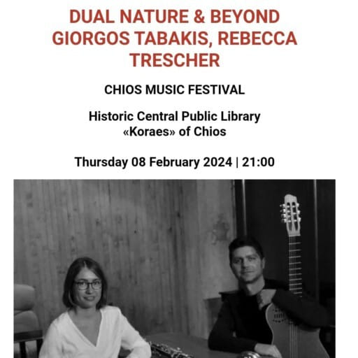 Tabakis Trescher duo at Chios Music festival